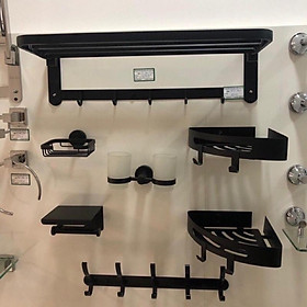 Mua phụ kiện 6 món inox Sơn đen.phụ kiện 6 món inox
