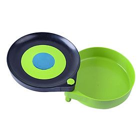 Mini Pull Bait Tray Outdoor Magnetic Fishing Accessories Practical Fishing Tray Tool Plastic Bait Plate, can be 360 degree rotated