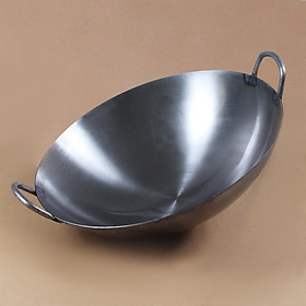 Chảo thép carbon chống dính 2 quai 36cm 39cm 43cm 46cm 50cm 53cm 58cm