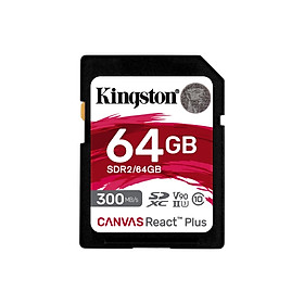Mua THẺ NHỚ KINGSTON SD CANVAS REACT PLUS 64GB – SDR2/64GB - Hàng Chính Hãng