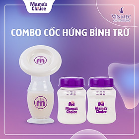 Hình ảnh Cốc Hứng Sữa Bình Trữ Sữa Mama's Choice, Combo Hứng Sữa Sữa Trữ Sữa Tiện Lợi Cho Mẹ, Kiểm Định An Toàn Cho Bé