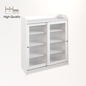 Mua  Happy Home Furniture  RUNI  Tủ đựng đồ - 2 cánh cửa kính   105cm x 37cm x 116cm ( DxRxC)  TCL_001