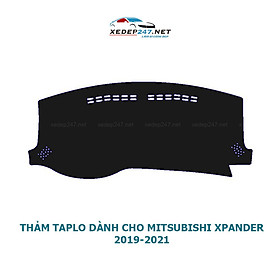Thảm Taplo dành cho xe Mitsubishi Xpander 2019-2021 chất liệu Nhung, da Carbon, da vân gỗ