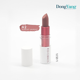 Son Thỏi Lì Marshmallow Powder Lipstick Red Cookies Hàn Quốc - Màu A2 Đỏ Gạch