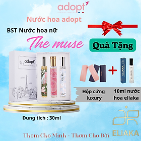 Nước hoa nữ ' BST The Muse tinh dầu thơm chính hãng Pháp thơ mộng dịu dàng lưu hương đến 8 tiếng dung tích 30ml