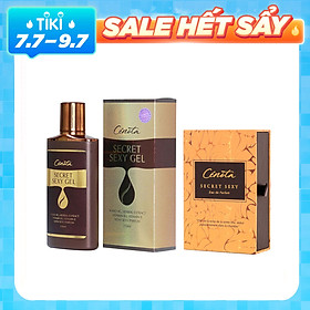 Combo Nước Hoa Vùng Kín Cenota Secret Sexy + Dung Dịch Vệ Sinh Phụ Nữ Làm Hồng & Se Khít Vùng Kín Cenota Secret Sexy Gel