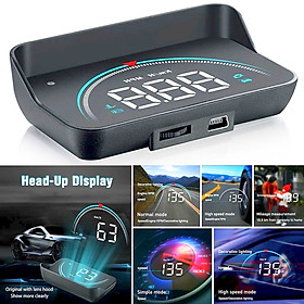 Thiết Bị Hiển Thị Tốc Độ Kính Lái Xe Hơi HUD OBD2 M8S 3.5 Inch Hiển Thị Rõ Nét Tự Lắp Đặt Đơn Giản Tại Nhà