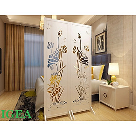 Mua Vách bình phong ngăn phòng hoa Sen cổ truyền  chống thấm nước