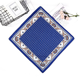 Khăn badana họa tiết vuông cá tính 54x54cm