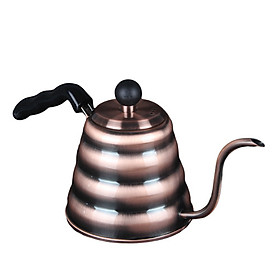 Ấm trà Inox vòi dài 1000ml PH-0261 màu đồng