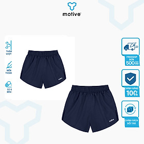 Hình ảnh Quần Short Thể Thao Chạy Bộ Nữ MOTIVE WOMEN SHORT RUNNING - Màu Xanh Đen