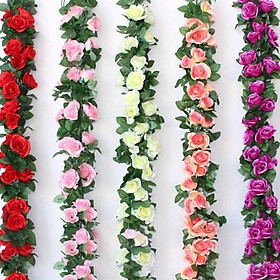 Mua Dây Hoa Hồng Leo 16 Bông  Dây Leo Hoa Giả Trang Trí Nhà Cửa Lizflower