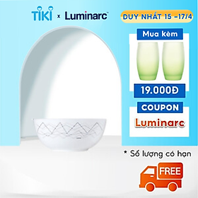 Bộ 6 Tô Thuỷ Tinh Luminarc Diwali Marble 21cm - LUDIP3757