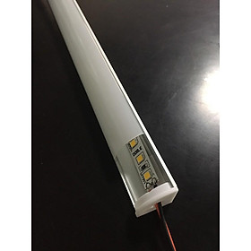 Thanh nhôm V định hình V16-16mm đã gồm Led 10w/m, 12v , Dạng V góc, Dùng diện 12V. as: trắng-vàng-trung tính. BH 1 năm