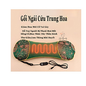 Mua Gối Điện ngải Cứu dưỡng sinh . Gối chườmnóng giảm đau nhức xương khớp