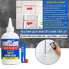 Mua Keo Dán Gạch Men Siêu Dính LKB 260ml Dán Ron Gạch Gốm Ván Gỗ Lát Sàn Ốp Viền Tường Nhà