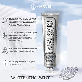 Kem Đánh Răng Marvis Toothpaste - Trắng răng và thơm miệng
