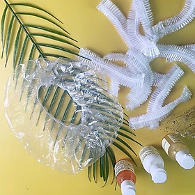 Mua Mũ Chụp Tóc  Trùm Đầu Nilong dùng 1 lần Cho Nhà Nghỉ Khách Sạn Salon Spa