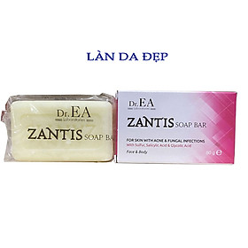 Zantis Soap Bar - Bánh xà phòng giảm mụn nấm và viêm nang lông