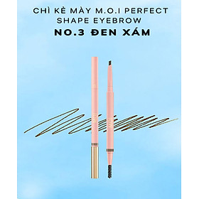 Chi Ke May PERFECT SHAPE EYEBROW M.O.I by Hô Ngoc Ha 2023 - 3 -Đen xám