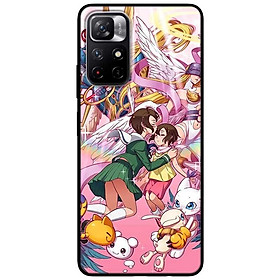 Ốp lưng dành cho Xiaomi Redmi Note 11 5G - Redmi Note 11T - Redmi Note 11S - Anime Hai Cô Gái Và Pet