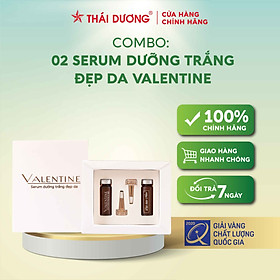 Serum dưỡng trắng đẹp da Valentine (Hộp 02 lọ x 10 ml) - Sao Thái Dương