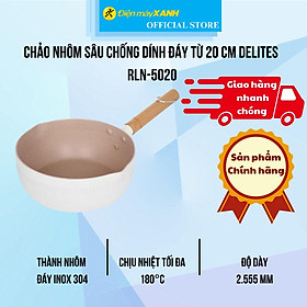 Mua Chảo nhôm sâu chống dính đáy từ 20 cm Delites RLN-5020