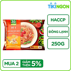 Mỳ Ý xúc xích kiểu Nhật SG Food Đông Lạnh 250g