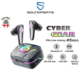 Mua Tai Nghe True Wireless SoundPEATS CyberGear Bluetooth 5.3  Game Mode 45ms - Hàng Chính Hãng