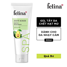 Tẩy Tế Bào Chết Felina Dạng Gel 300ml - Hạt Mơ Nghiền