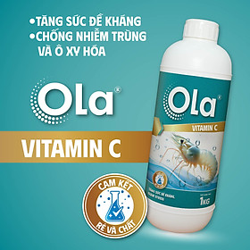 OLA VITAMIN C: Tăng sức đề kháng, chống sốc, chống stress cho tôm