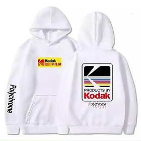 Áo hoodie nam nữ in chữ kodak vải nỉ mềm mịn nón 2 lớp