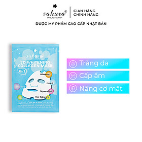 [Quà tặng] 2 Mặt nạ dưỡng trắng Sakura