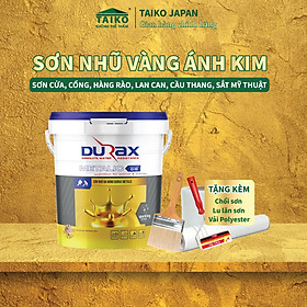 [Tặng Chổi] Sơn Nhũ Đồng, Nhũ Vàng Ánh Kim Cao Cấp,Trang Trí Ngoại Thất Hệ Nước An Toàn Bền Màu / TAIKOMI GOLD PAINT