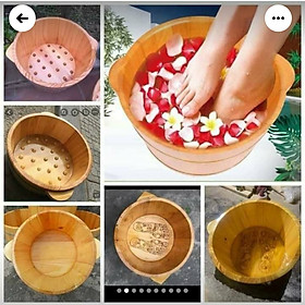 Mua CHẬU NGÂM CHÂN BẰNG GỖ THÔNG
