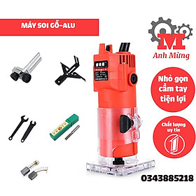 Máy Soi alu-máy phay gỗ cầm tay,thiết kế nhỏ gọn tiện lợi công suất lên đến 800W