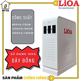 Biến Áp Đổi Nguồn DÂY ĐỒNG LiOA NEW - Điện vào 220V Điện ra 3 đường 100V/110V/120V Công suất 800VA/1000VA/1500VA DÂY ĐỒNG 100% FOR AUDIO