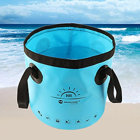 Collapsible Bucket Foldable Water Container Portable for Camping - 10L