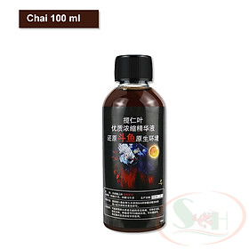 Hình ảnh Dung dịch nước đen lá bàng cô đặc black water xử lý bệnh dưỡng cá tép giảm stress