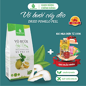 Vỏ bưởi sấy dẻo Nonglamfood hộp 200g | Healthy Snack | Tăng đề kháng tự nhiên | Trái cây sấy dẻo dinh dưỡng ăn liền | Ăn vặt giảm cân, giữ dáng, đẹp da