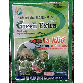 sản phẩm GREEN EXTRA sinh học ngừa bệnh héo xanh thối nhũn trên cây trồng gói 25ml