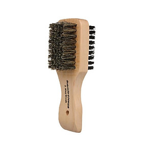 Men's Beard Hair Brush Wood Handle Shaving Brush Men Mustache Brushes Comb Double-sided Facial Hair Brush