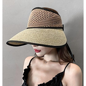 Mũ chống nắng rông vành phong cách Hàn, nón chống nắng nửa đầu cao cấp