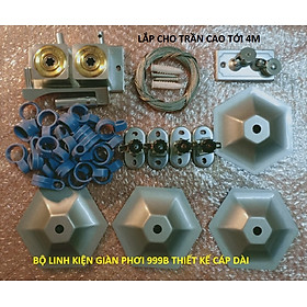 Mua Bộ linh kiện giàn phơi Hòa Phát 999B Plus lắp cho trần 3 6m - 5m