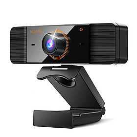 Webcam 2K Full HD 1080P Máy ảnh web có micrô USB Cắm Web Cam