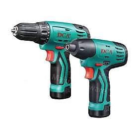 Mua BỘ COMBO MÁY KHOAN PIN (ADJZ10-10)  VÀ MÁY SIẾT VÍT DÙNG PIN (ADPL02-8) DCA ADKIT01EK - HÀNG CHÍNH HÃNG