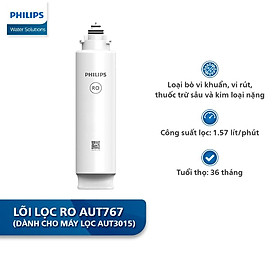 Lõi lọc RO Philips AUT767 Dành cho Máy lọc nước RO để gầm AUT3015