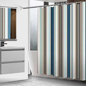 Mua Rèm Phòng Tắm / Rèm Cửa Sổ hoạ tiết Sọc Lớn Mới 180x180 Loại 1