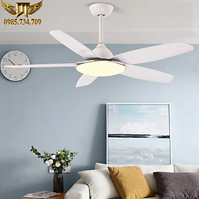 Mua Quạt trần đèn hiện đại phòng khách 3 chế độ ánh sáng động cơ động chuẩn xịn 100% (ảnh thật shop chụp)