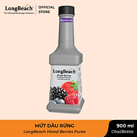 Mứt Dâu Rừng - LongBeach Mixed Berries Fruit Based Preparation 900 ml
